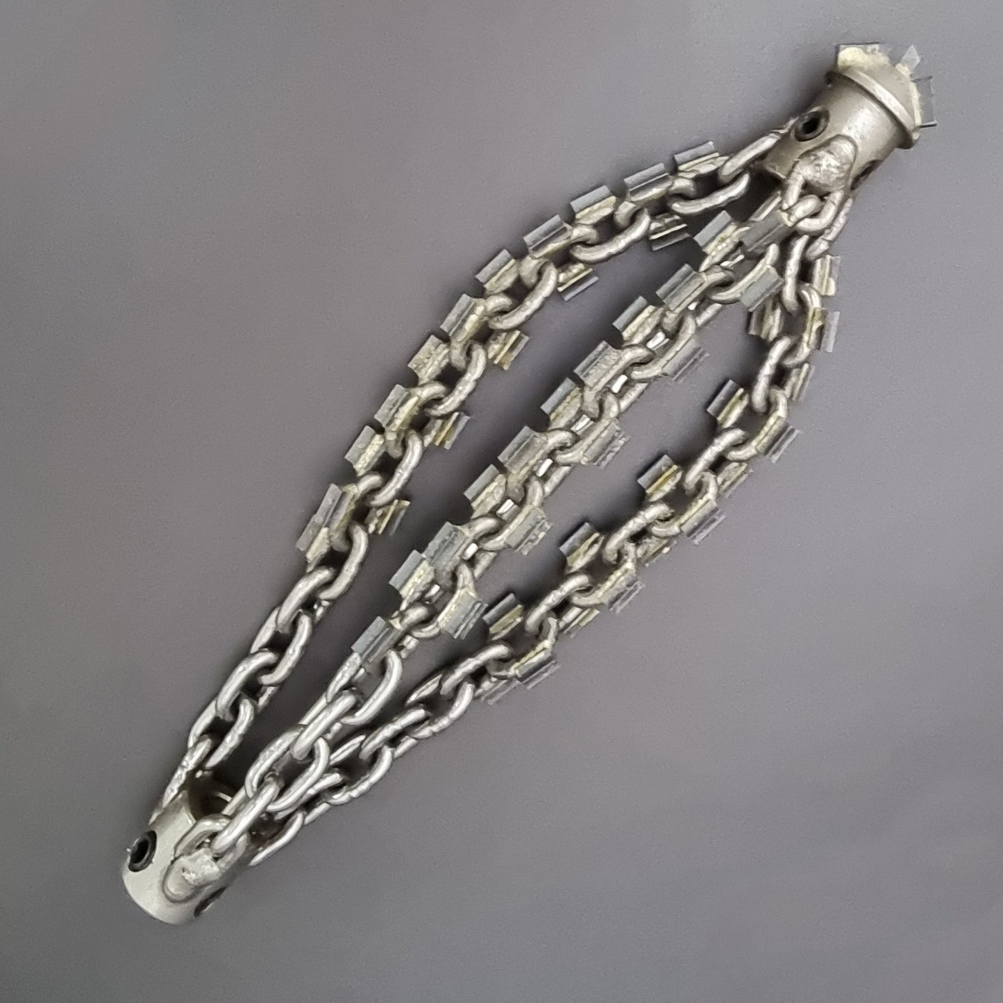 Heavy-duty X-Tip Chain With Drill Head (Cast iron and clay)