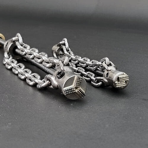 Heavy-duty Plain Chain With Croco Drill Head (PVC)